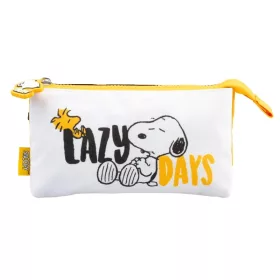   Snoopy - Suport pentru pixuri cu 3 compartimente din colecția Lazy Days