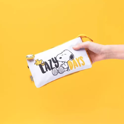 Snoopy - Suport pentru pixuri cu 3 compartimente din colecția Lazy Days