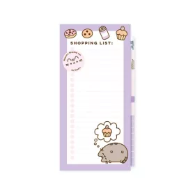   Blocnotes Pusheen cu magnet de frigider + creion din colecția Moments