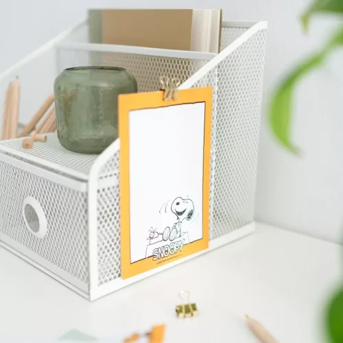 Snoopy - Blocnotes autoadeziv A6 din colecția Lazy Days