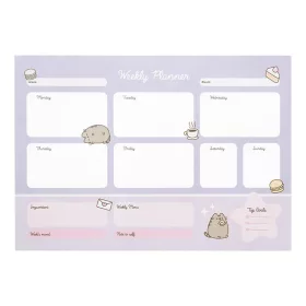   Planificator săptămânal Pusheen din colecția Moments, 54 de pagini, format A3