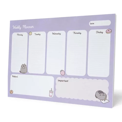 Pusheen Weekly tervező a Moments gyűjteményből 54 A4-es oldal