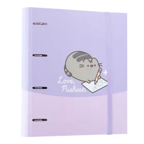   Pusheen - A4-es mappák a Moments kollekcióból (4 gyűrű, gumiszalag)