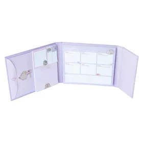   Planificator săptămânal Pusheen cu notițe din colecția Moments 19,3 x 16,5 cm