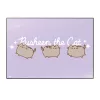 Pusheen - Asztali alátét/ egérpad merev, laminált, a Moments kollekcióból (49,5 x 34,5 cm)