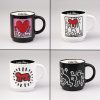 Keith Haring - 4 darabos kerámia bögre készlet állvánnyal 300 ml