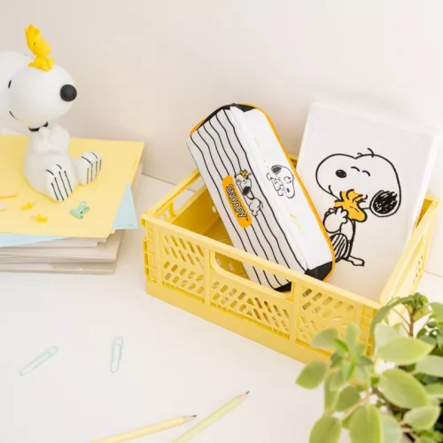 Snoopy - Suport pentru pix cu compartiment dublu din colecția Lazy Days