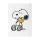 Snoopy - Caiet de pluș / caiet A5 din colecția Lazy Days
