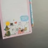 Moomin - Caiet magnetic / listă de cumpărături pentru frigider + creion (10 x 21 cm)