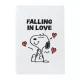 Snoopy - Caiet de pluș / caiet A5 din colecția Love Season