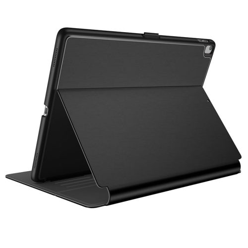 Speck Balance Folio - Slim Protective Folio tok az iPad Air / Pro 10.5 "(2017) W / Magnet & stand fel (fekete / pala szürke)