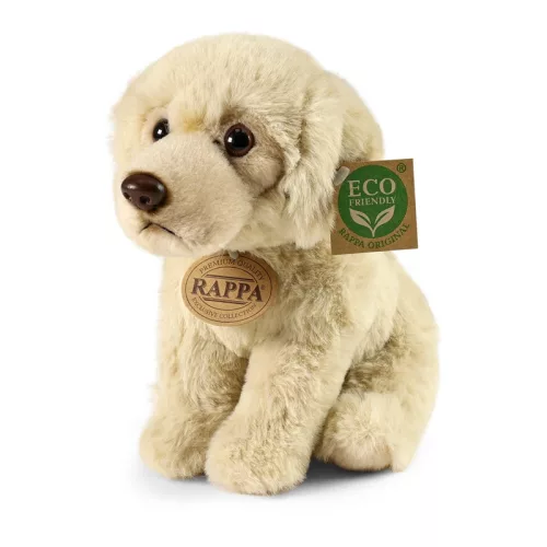 Rappa - Plüss Realisztikus Ülő Labrador Retriever 23 cm Környezetbarát Puha Kollekció