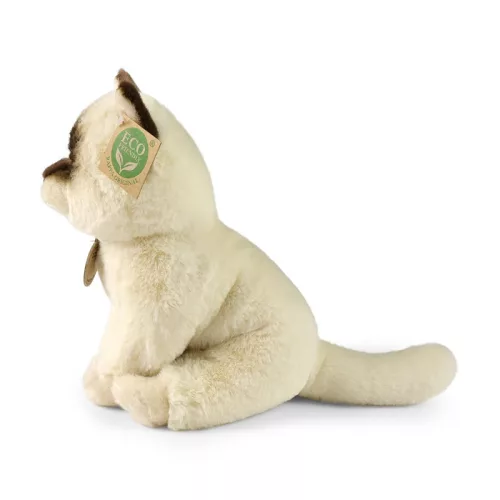Rappa - Plüss valósághű kabalafigura Ragdoll macska ülő 23 cm Környezetbarát puha kollekció