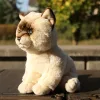 Rappa - Plüss valósághű kabalafigura Ragdoll macska ülő 23 cm Környezetbarát puha kollekció