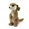 Rappa - Plüss valósághű szurikáta kabalafigura, álló, 23 cm, környezetbarát puha kollekció