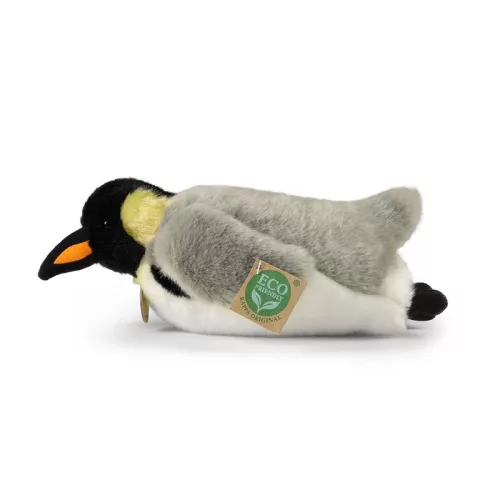 Rappa - Plüss Realisztikus Fekvő Pingvin Játék 28cm Környezetbarát