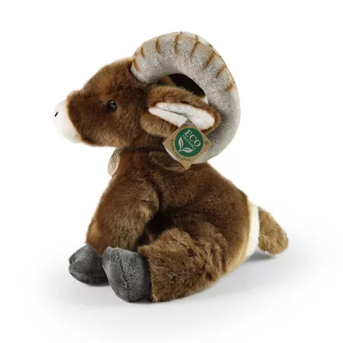 Rappa - Plüss valósághű plüssjáték Bighorn bárány kecske ülő 28 cm Környezetbarát