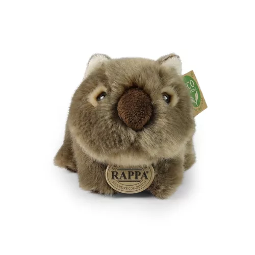 Rappa - Valósághű plüss vombat 20 cm Környezetbarát