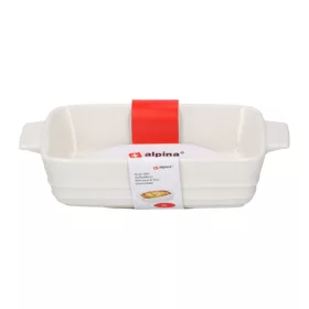 Alpina Kerámia tepsi 25x15x5 cm 1L fehér