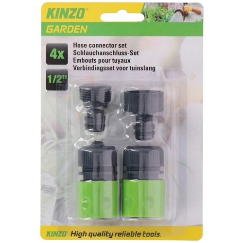 Kinzo - Csatlakozók egy kerti tömlőhez 4 db.