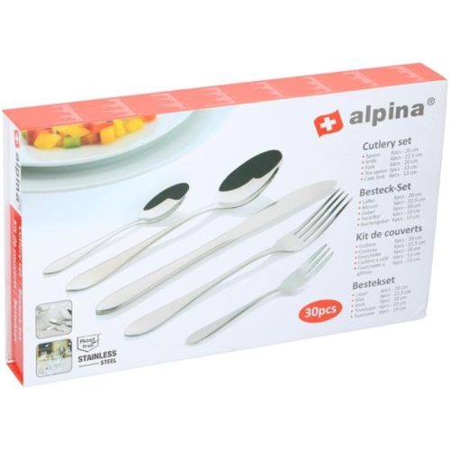 Alpina - evőeszközök 30 darabot tartalmaznak