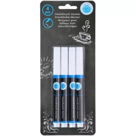 Set 4 markere pentru tabla, 13 cm