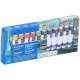Set 12 acuarele, Artist & Co, Ulei, 12 ml, Multicolor