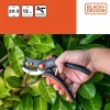 Black&Decker - Kerti olló virágokhoz / sövényekhez edzett acél pengével