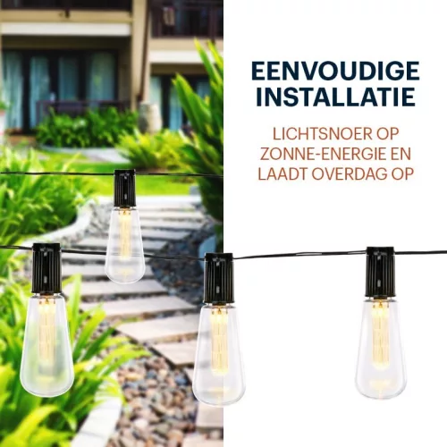 Grundig - Napelemes kerti LED lámpák 3,35 m