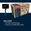 Grundig - Napelemes kerti LED lámpák 3,35 m