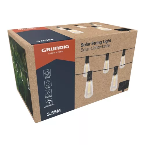 Grundig - Napelemes kerti LED lámpák 3,35 m