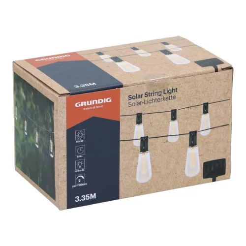 Grundig - Napelemes kerti LED lámpák 3,35 m