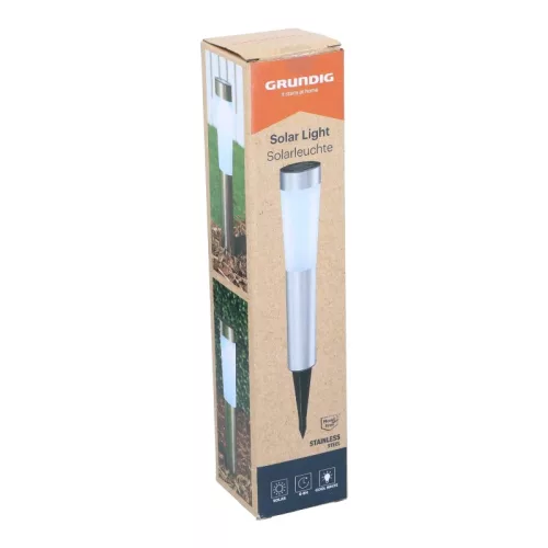 Grundig - Napelemes kerti lámpa LED 7,5x56 cm
