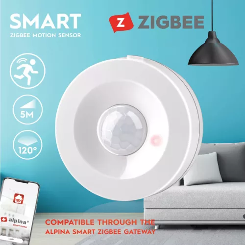 Alpina - Smart PIR mozgásérzékelő Zigbee hálózat