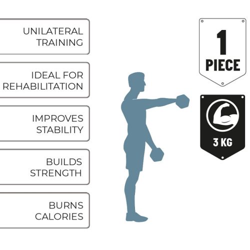 Esernyő - edzősúlyzó 3 kg (kék)
