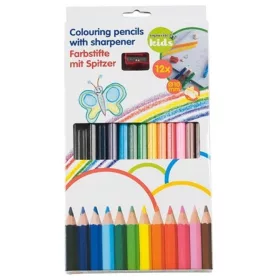 Topwrite - Set de 12 creioane cu ascuțitoare