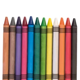 Creioane colorate, 12 bucati, Multicolor