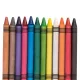 Creioane colorate, 12 bucati, Multicolor