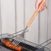 BBQ - grillsütő lapát, tölgyfa nyéllel 41 cm