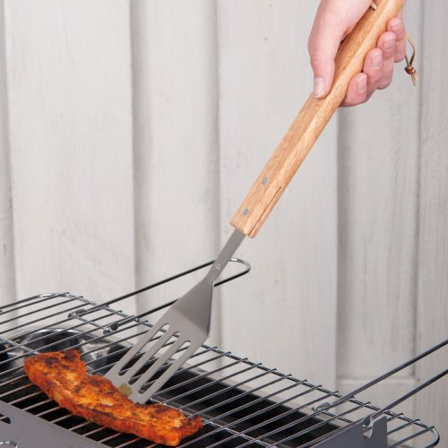 BBQ - grillsütő lapát, tölgyfa nyéllel 41 cm