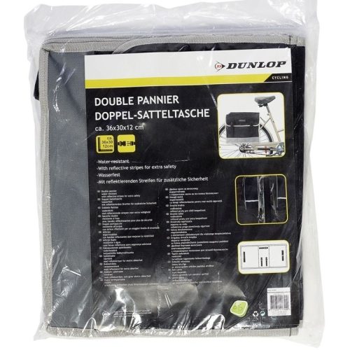 Dunlop kétoldalas kerékpártáska csomagtartóra, 26l