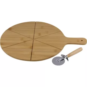   Alpina - Pizza tálalókészlet, 34 cm-es tálalódeszka + kés