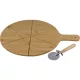 Alpina - Pizza tálalókészlet, 34 cm-es tálalódeszka + kés