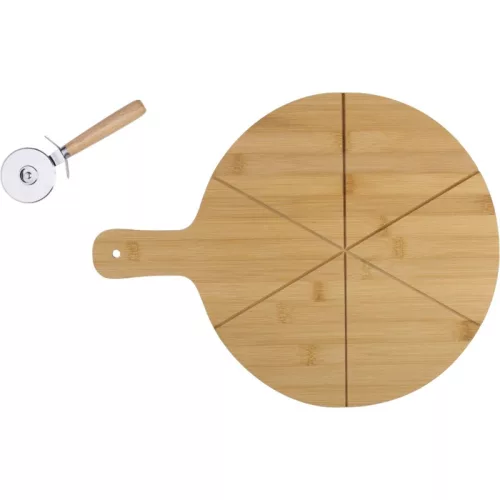 Alpina - Pizza tálalókészlet, 34 cm-es tálalódeszka + kés