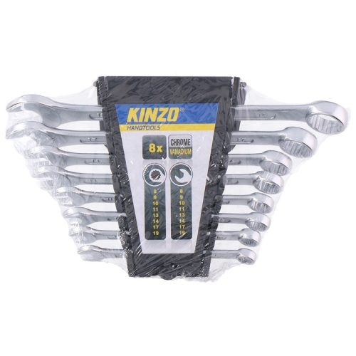 Kinzo - Spanner Set Combi 8pcs 8-19 CV