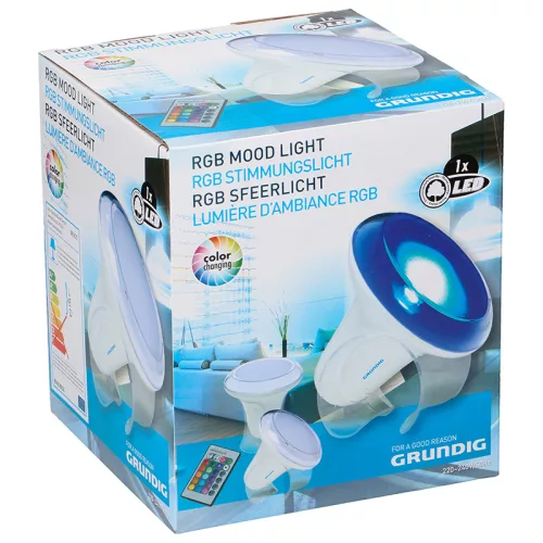 Grundig - RGB hangulatlámpa, színeket vált a távirányítóval