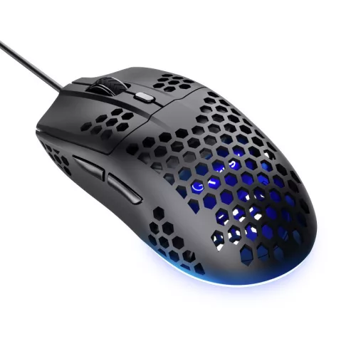 Trust GXT 928 Helox - Gamer optikai egér 6400 DPI és RGB (fekete)