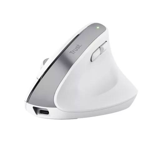 Trust Bayo+ - Ergonomikus vezeték nélküli egér (fehér)