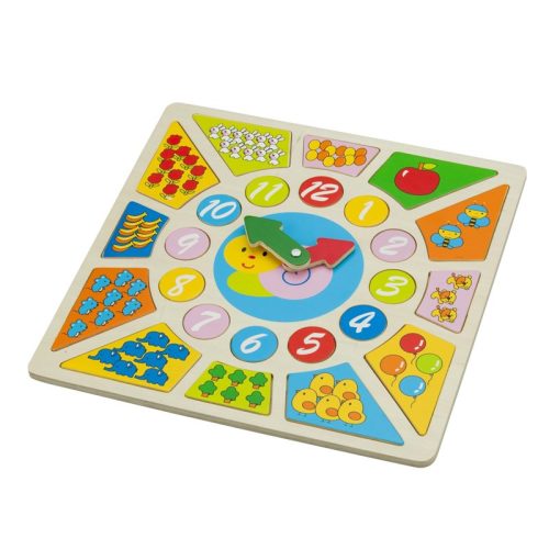 New Classic Toys - fából készült puzzle egy óra