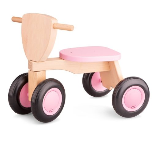 New Classic Toys - fából készült kerékpár rózsaszín
